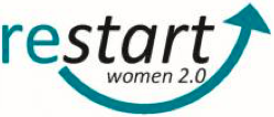 Projektlogo "restart women 2.0"